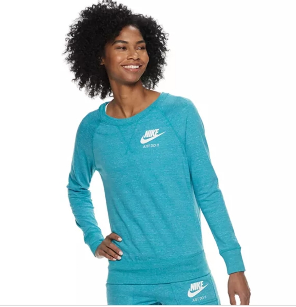 NWT Nike ✔ Womens Long Sleeve Shirt Pullover Sweater